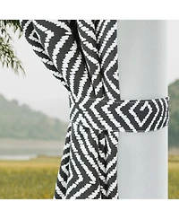Outdoor Gobi Print Uv Protected Privacy Grommet Curtain Panel, 52"×96"