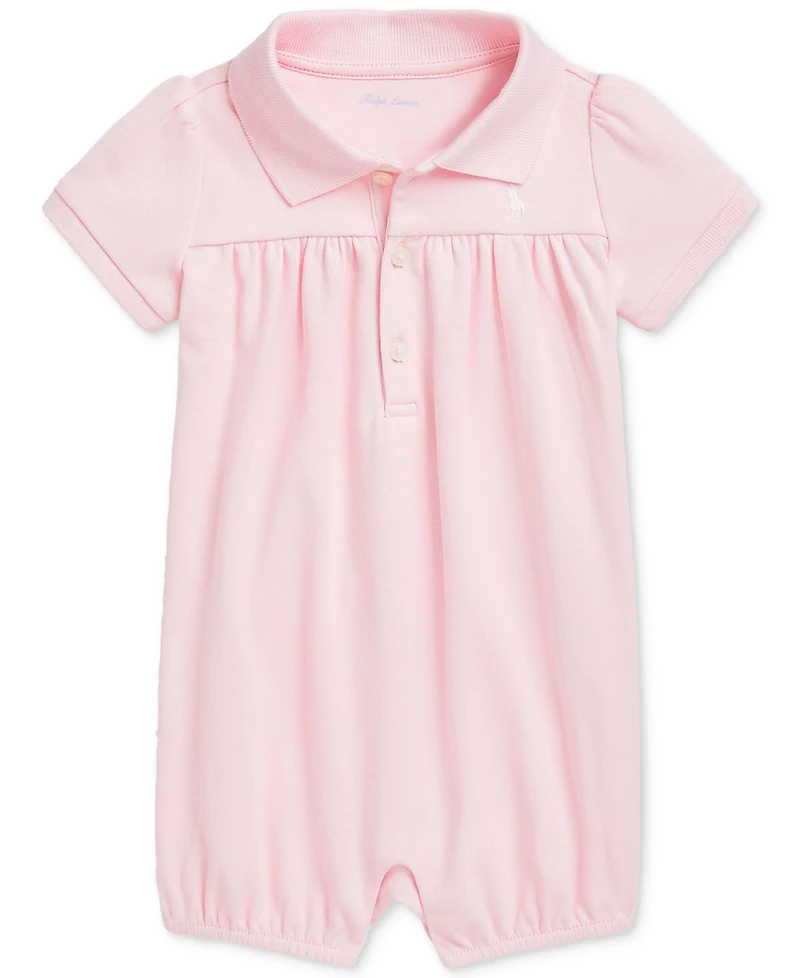 Polo Ralph Lauren Baby Cotton Polo Bubble Romper