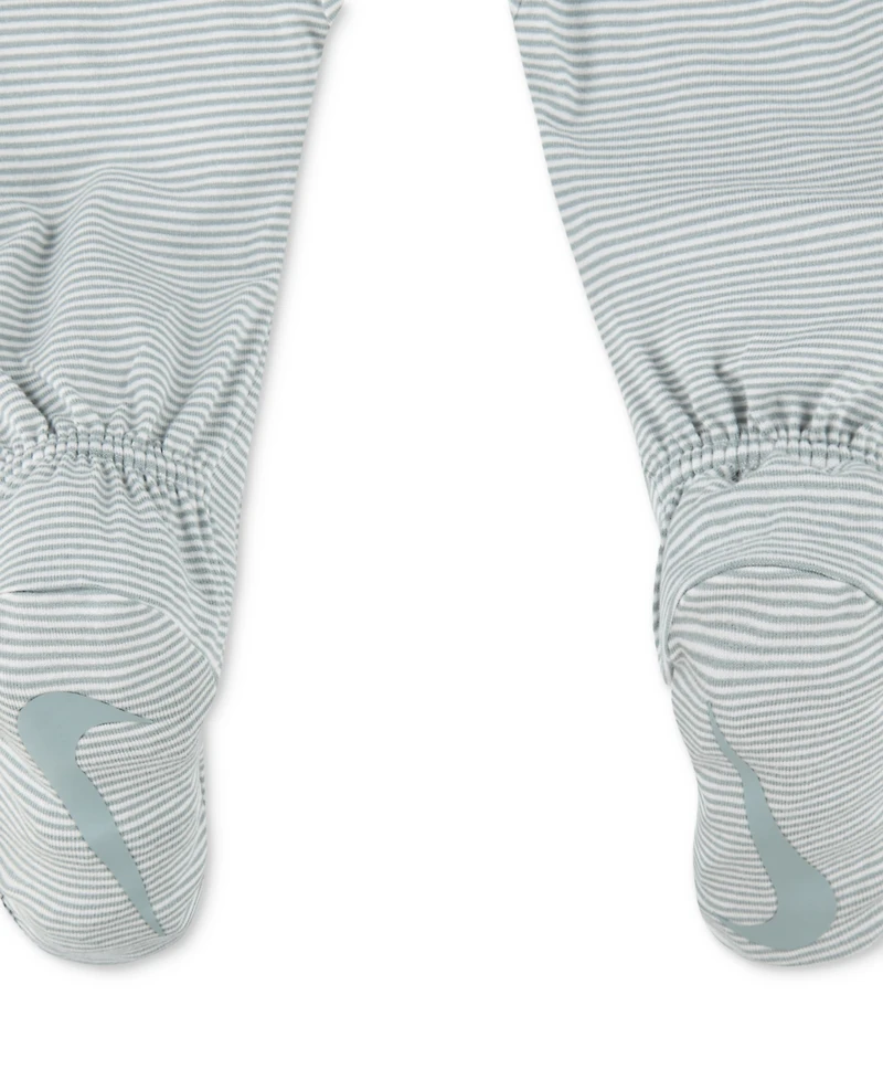 Nike Baby Boy or Girl Viscose Striped Footed Coverall