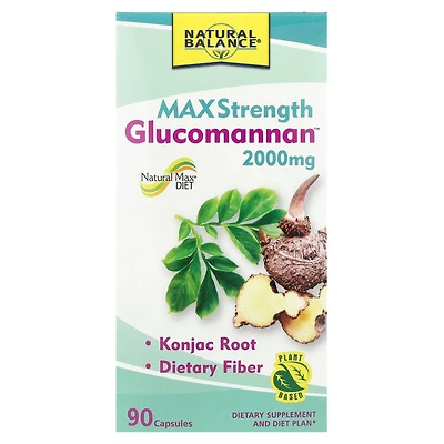 Natural Balance Glucomannan, Max Strength | 90ct