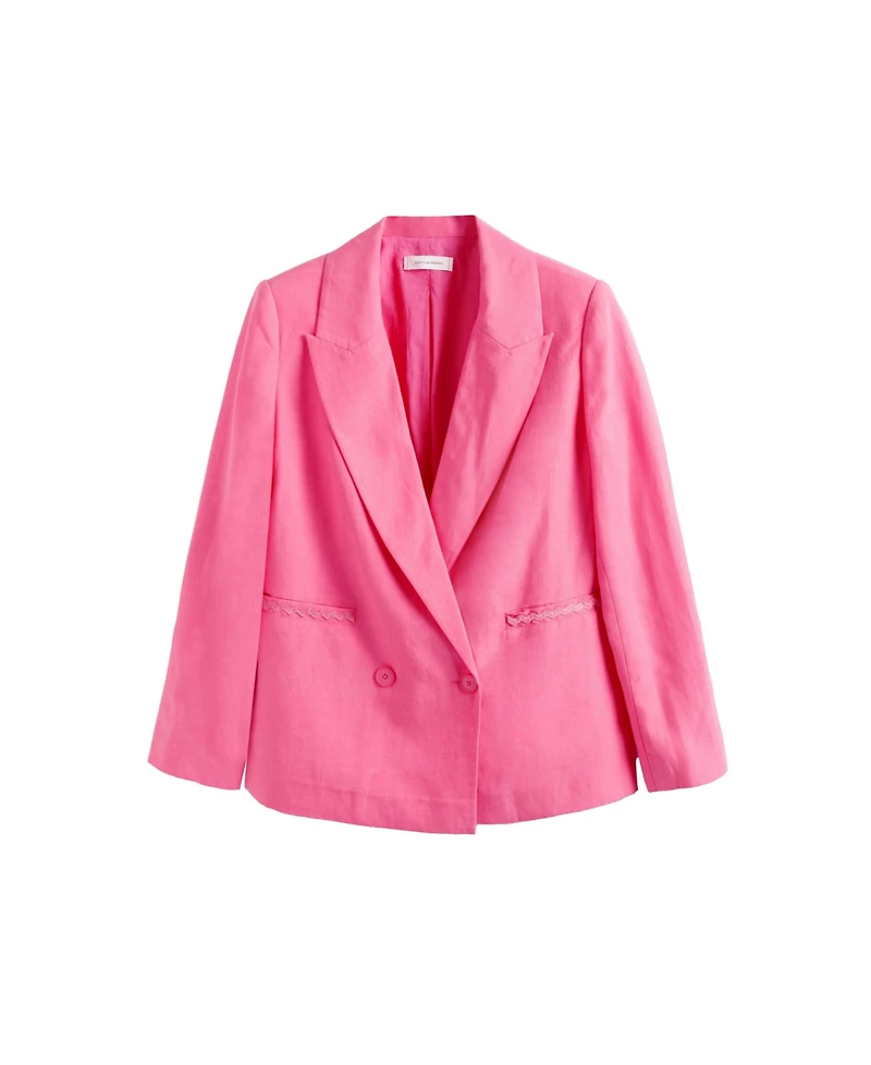 Chinti & Parker Women's Linen Blend Blazer