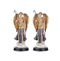Fc Design "2-pc Set" 5"H Archangel Raphael Statue Angel of Healing Holy Figurine Statue Ornament Home Room Office Decor and Perfect Ideas for Housewar