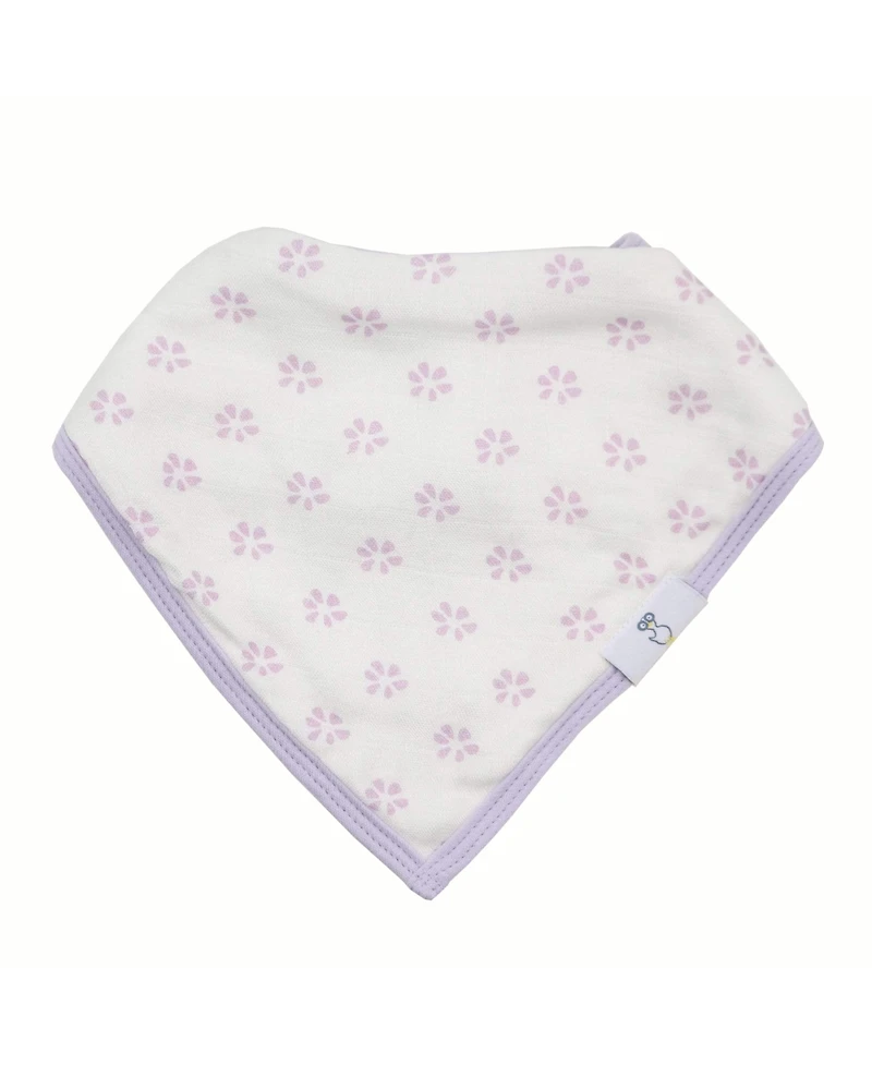 GooseWaddle Slice Slice Baby And Pizza 2 Pack Muslin & Terry Cloth Bib Set