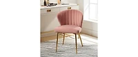 Slickblue Upholstered Wingback Accent Side Chair Stylish and Comfortable Design