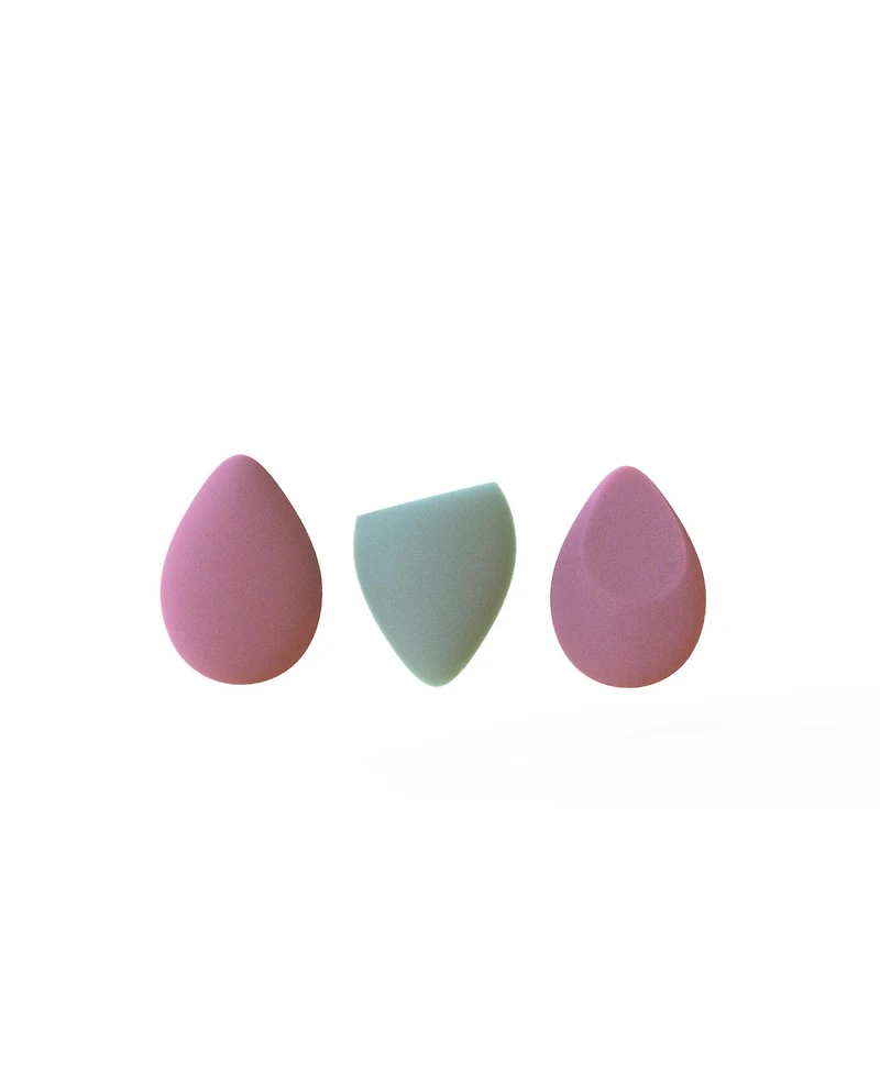 Pursonic 3-Pack Beauty Makeup Sponges – Multi-Shape Blenders for Flawless Application