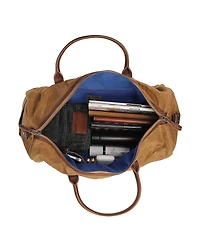 Tsd Brand Hillside Bee-Wax Canvas Duffel Bag