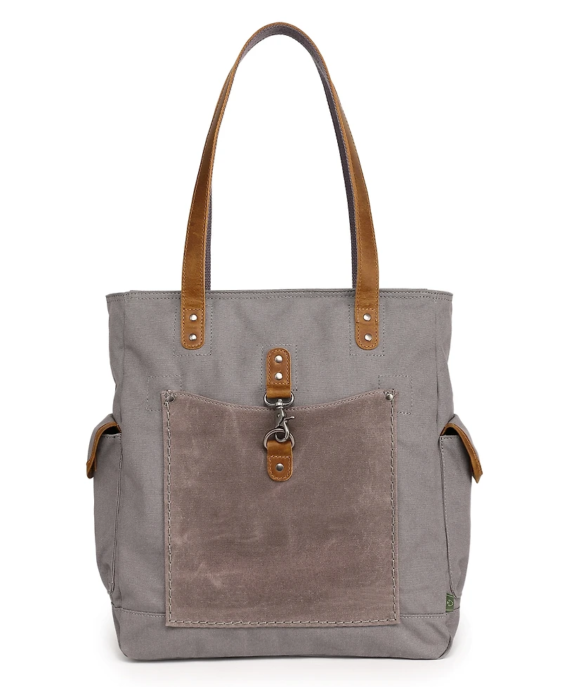 Tsd Brand Valley and Sky Canvas Tote Bag
