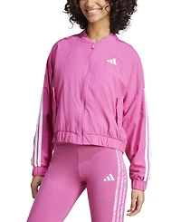 adidas Women's Essentials 3-Stripes Lifestyle Bomber Jacket