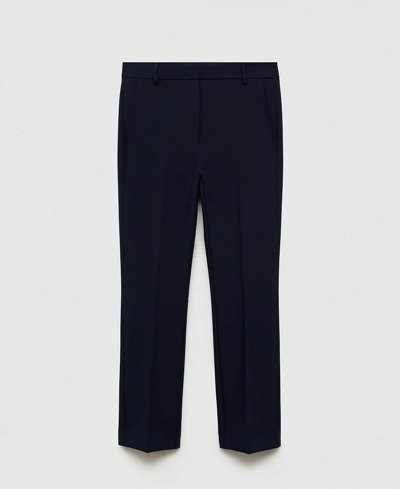 Mango Women's Pleat Straight Trousers
