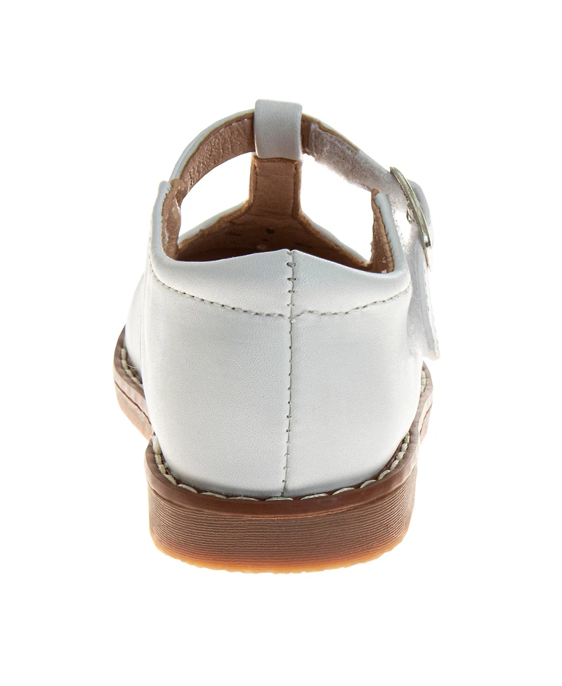 Josmo Infant Slip-Resistant Flat T-Strap Shoes