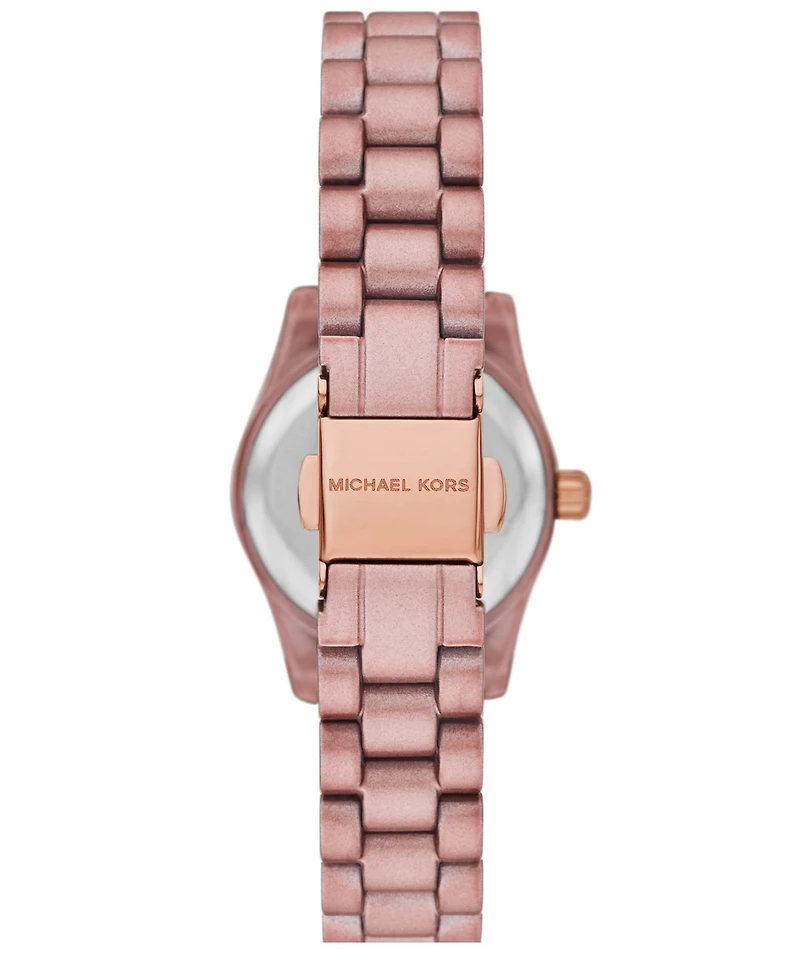 Michael Kors Women's Limited Edition Lexington Three-Hand Smokey Rose Stainless Steel Watch, 26mm
