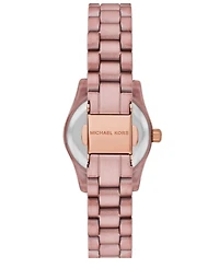 Michael Kors Women's Limited Edition Lexington Three-Hand Smokey Rose Stainless Steel Watch, 26mm