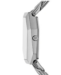 Michael Kors Women's Suri Two-Hand Silver-Tone Stainless Steel Watch, 24x33mm