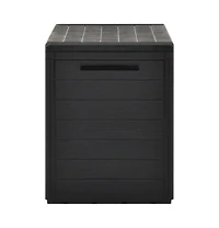 vidaXL Patio Storage Box Anthracite 38.7"x17.3"x21.7"