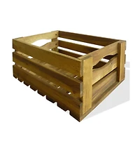 Apple Crate Set 2 Pieces Solid Acacia Wood