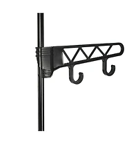 vidaXL Clothes Rack Steel and Non-woven Fabric 21.7"x11.2"x68.9" Black
