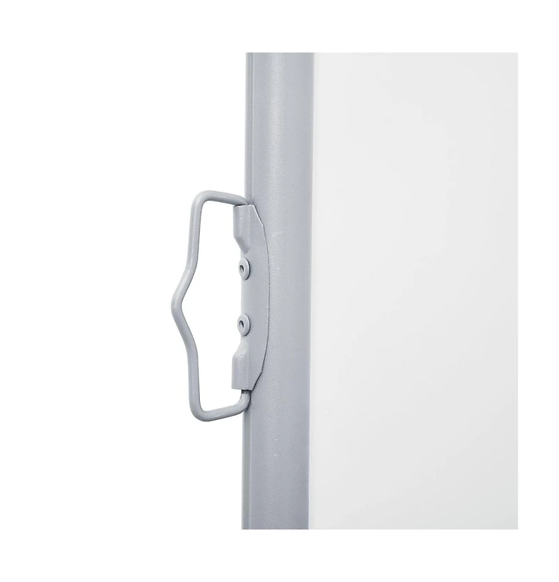 Retractable Side Awning Cream 55.1"x236.2"