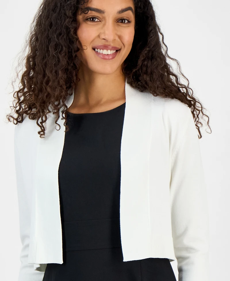 Kasper Women's Long Sleeve Shrug Sweater