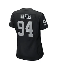 Nike Women's Christian Wilkins Black Las Vegas Raiders Team Game Jersey