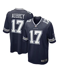 Nike Men's Brandon Aubrey Navy Dallas Cowboys Team Game Jersey