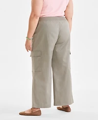 Style & Co Plus Size Pull-On Cargo Pants, Exclusively at Macy's