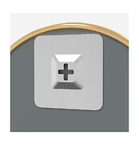 vidaXL Wall Mirror Gold 19.7" Round