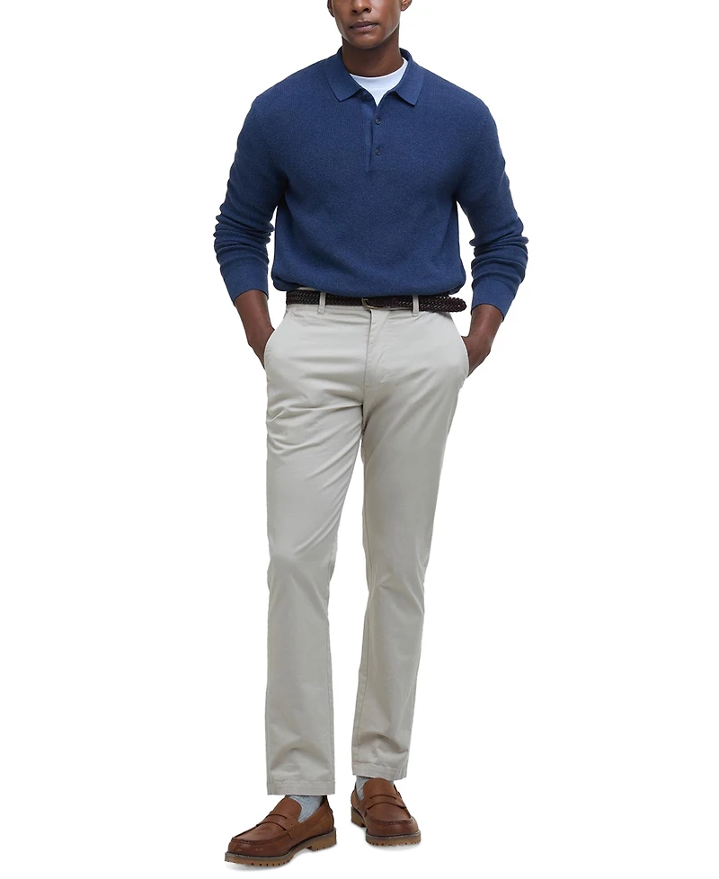Barbour Men's Tailored-Fit Lightweight Stretch Chino Pants