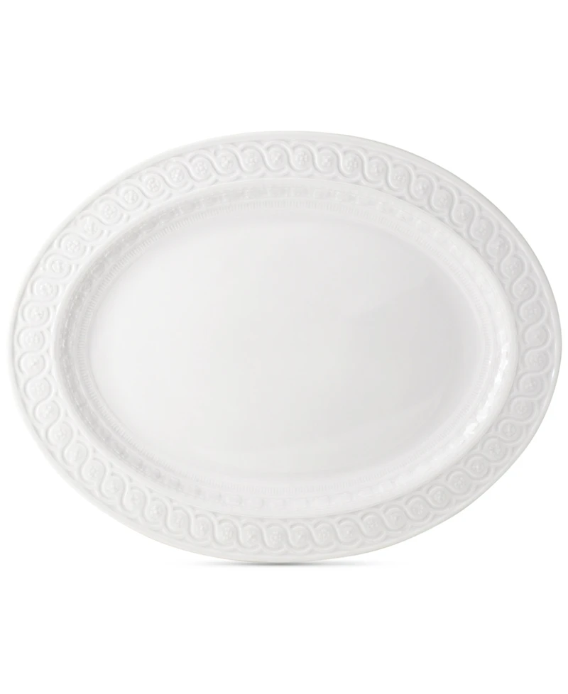 Bernardaud Dinnerware, Louvre Oval Tart Platter, 13"