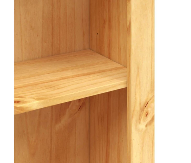 4-Tier Bookcase Mexican Pine Corona Range 31.5"x11.4"x59"