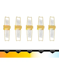 Cwi Lighting 26" Metal Guadiana Integrated Led Wall Light