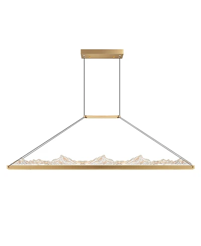 Cwi Lighting 19" Metal Himalayas Integrated Led Island Pool Table Light