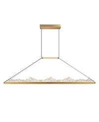 Cwi Lighting 19" Metal Himalayas Integrated Led Island Pool Table Light