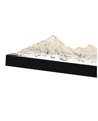 Cwi Lighting 5" Metal Himalayas Integrated Led Vanity Light