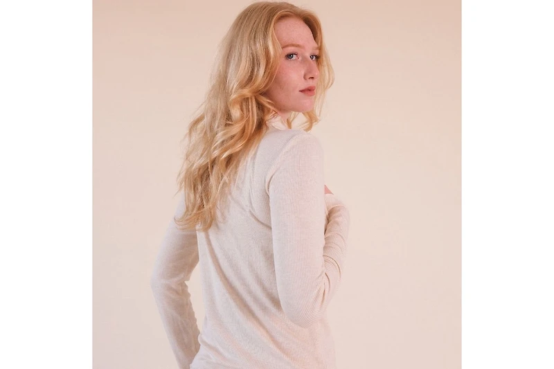 Poplinen Plus Norma Modal Ribbed Turtleneck