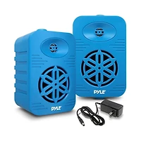 Pyle 4” 2-Way Indoor/Outdoor Bluetooth Wireless Speaker System - Waterproof, 300W Max Power, 1/2” Tweeter