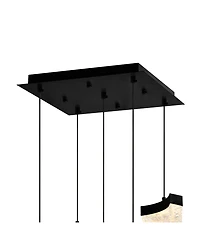 Cwi Lighting 12" Metal Lava Integrated Led Mini Pendant