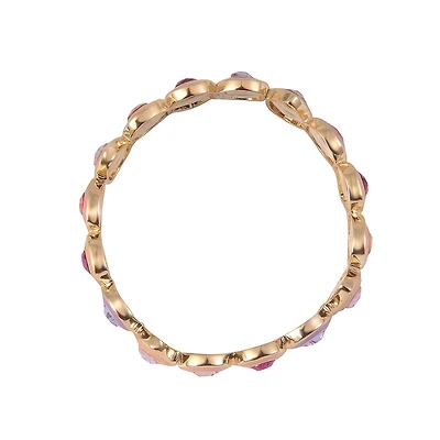 Laundry by Shelli Segal Mutli Colored Enamel and Stone Stretch Bracelet