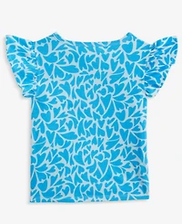 Epic Threads Toddler Girls Aquatic Hearts Tie T-Shirt, Exclusively at Macy's