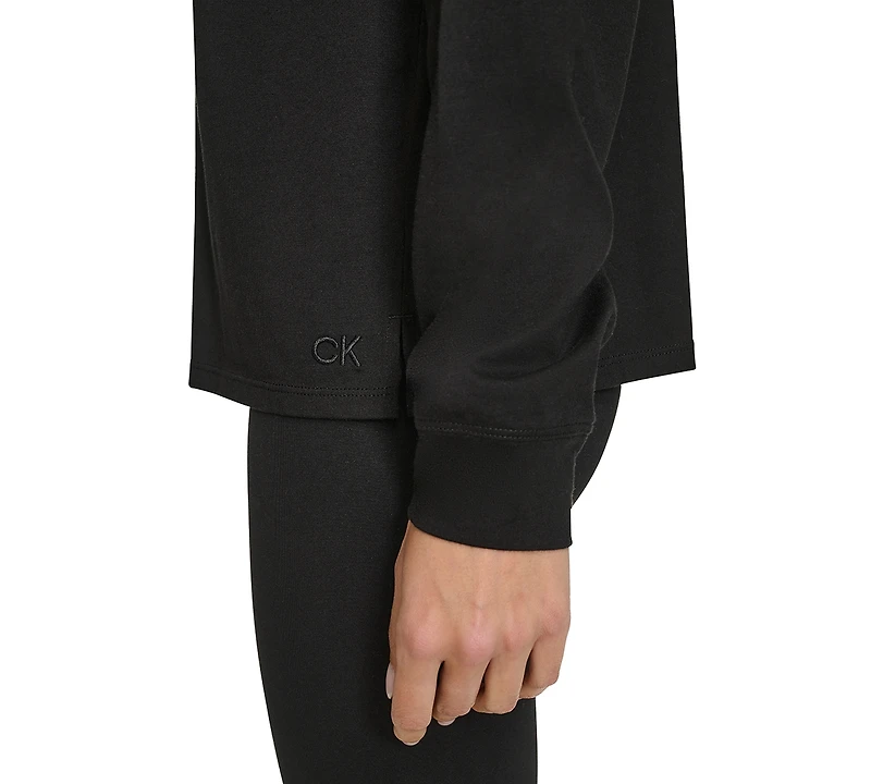 Calvin Klein Performance Women's Long-Sleeve Crewneck T-Shirt