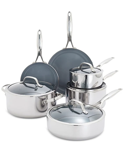 GreenPan Valencia Pro Stainless Steel 10-Pc. Cookware Set