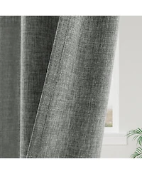 Garrett Textured Tie Knots Curtains Pair