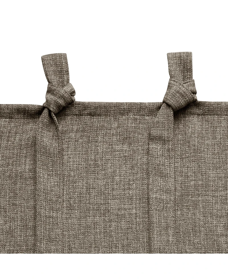Garrett Textured Tie Knots Curtains Pair