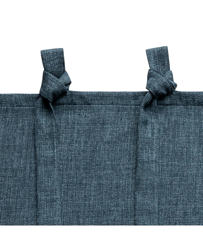 Garrett Textured Tie Knots Curtains Pair