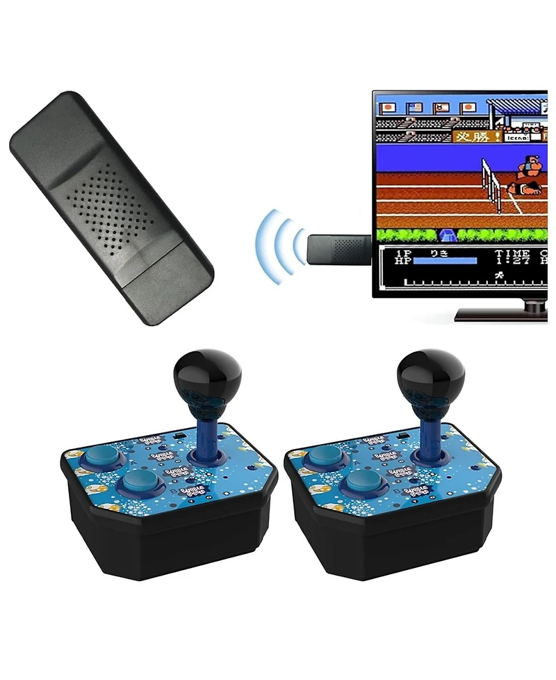 Nbcp Handheld Game Console, Plug and Play Wireless Video Retro Game Console (2 Packs)