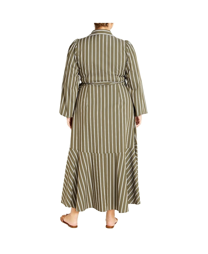 City Chic Plus Selena Wrap Dress