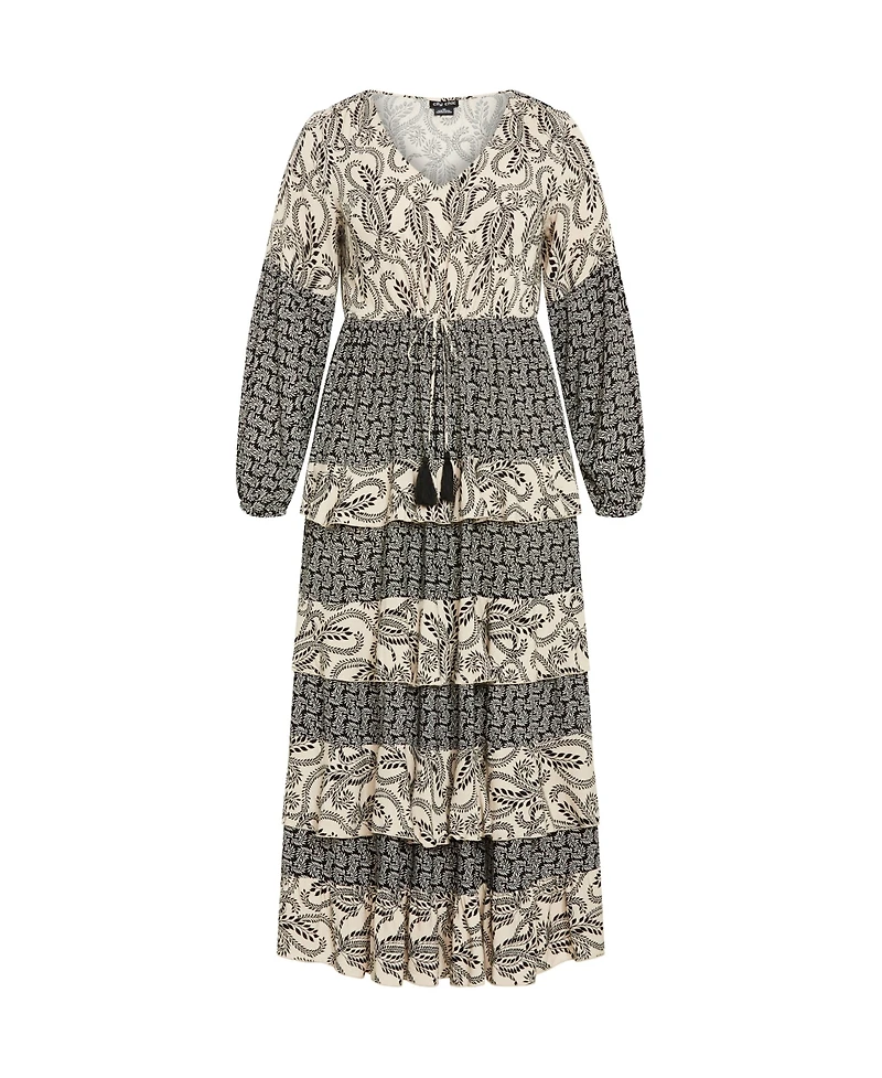 City Chic Plus Dreamweaver Maxi Dress