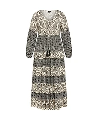 City Chic Plus Dreamweaver Maxi Dress