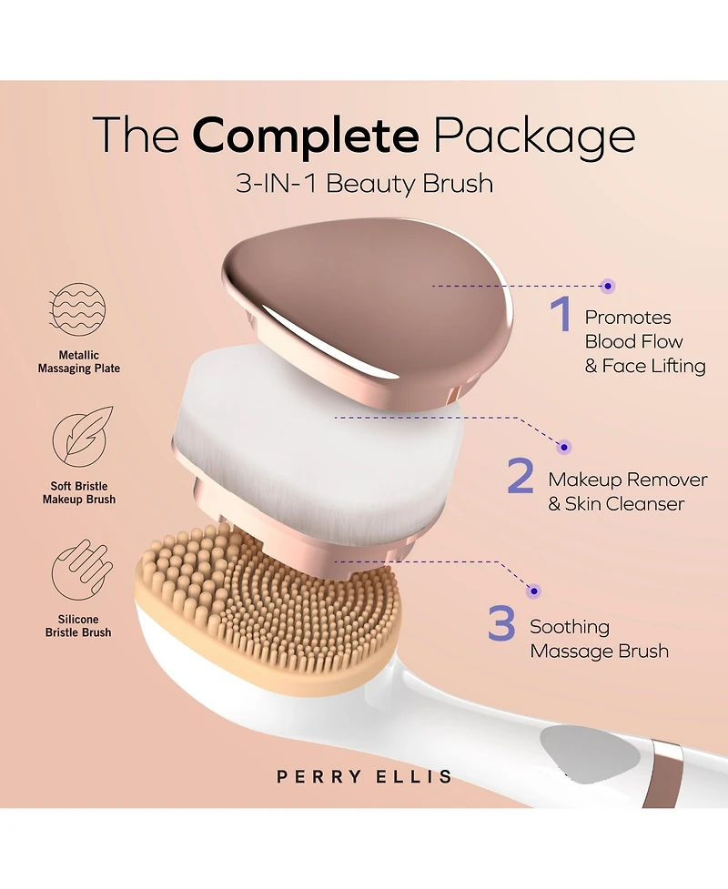3-in-1 Massaging Beauty Brush