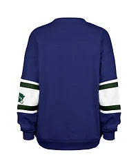 '47 Brand Women's Royal Milwaukee Bucks 2024/25 City Edition Steadfast Paneled Pullover Sweatshirt