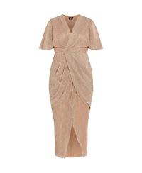 City Chic Plus Lily Sparkle Maxi Dress